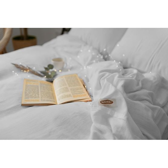 Posteljina od muslina 140x200 cm + 70x90 cm svijetlo siva