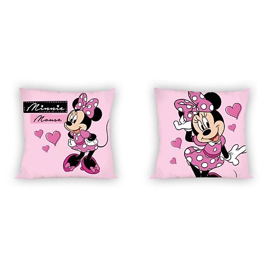 Navlaka za jastuk 40x40 - Minnie Mouse - ružičasta