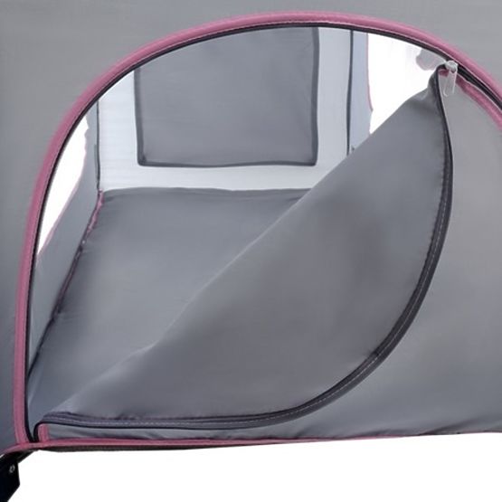 Putni krevetić Comfort Plus - sivo-ružičasti
