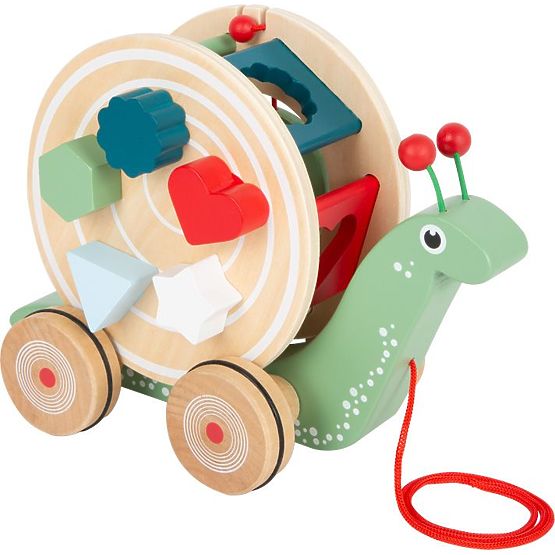Puži s kutijom za sortiranje na uzici Montessori