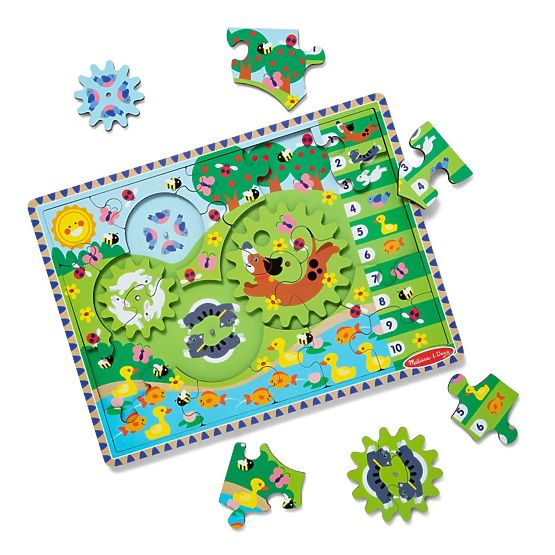 Puzzle s zupčanicima Utrka životinja