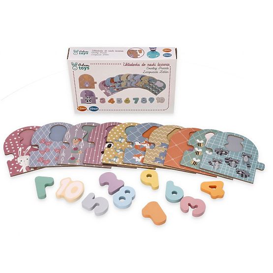 Puzzle za učenje brojenja 1-10