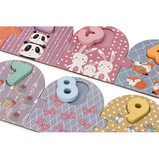 Puzzle za učenje brojenja 1-10