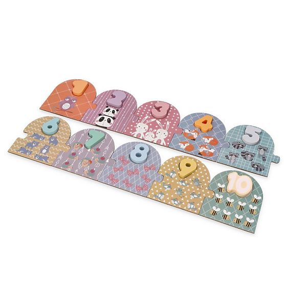 Puzzle za učenje brojenja 1-10