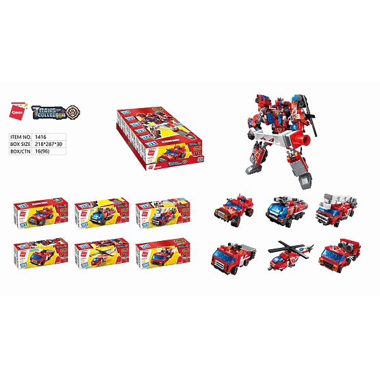 Qman Blazing Mars 1416 set 6v1