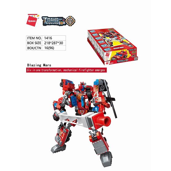 Qman Blazing Mars 1416 set 6v1