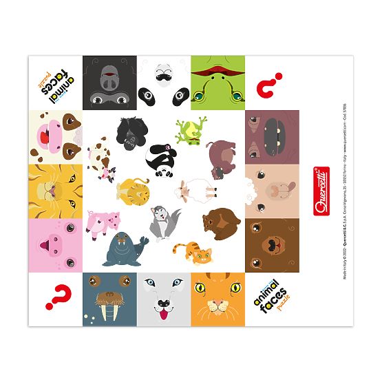 Quercetti Puzzle Životinjska lica