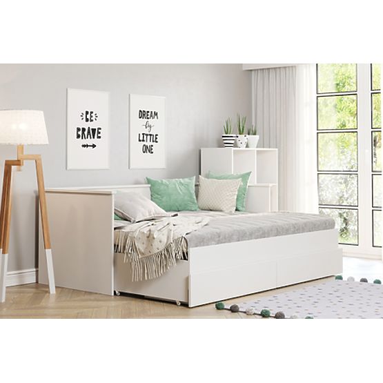 Rasklopivi krevet HELIOS s dvije ladice 200x80/200x160