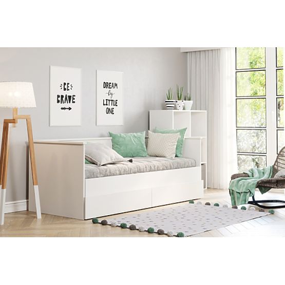 Rasklopivi krevet HELIOS s dvije ladice 200x80/200x160