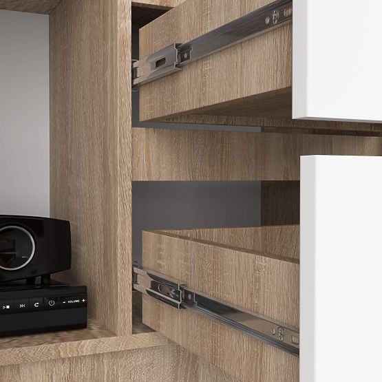 REGAŁ R11 R80 1D 2SZ CLP PK SONOMA / BIJELA