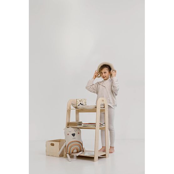 Regal SLIM S - prirodni