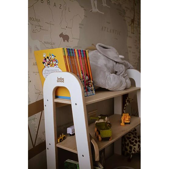 Regal SLIM S - prirodni