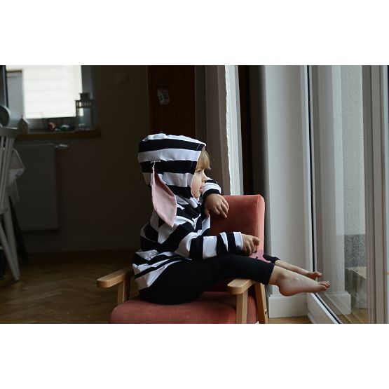 Retro dječja fotelja Velvet - losos