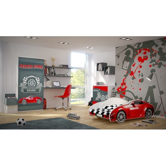 S-CAR auto krevet - crvena
