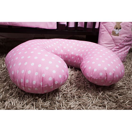 Sada povlečení do postýlky 135x100cm Rabbit růžová