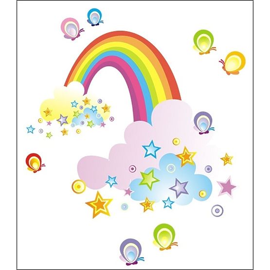 Samolepící dekorace Duha
