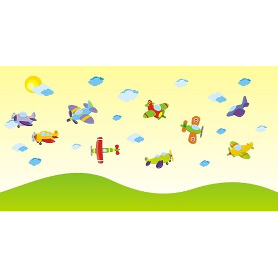 Samolepící dekorace Letadla