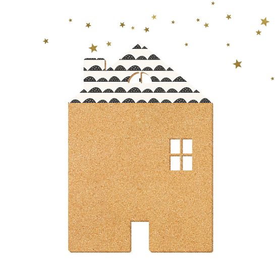 Samolepící nástěnka DEKORNIK - Bílý domek