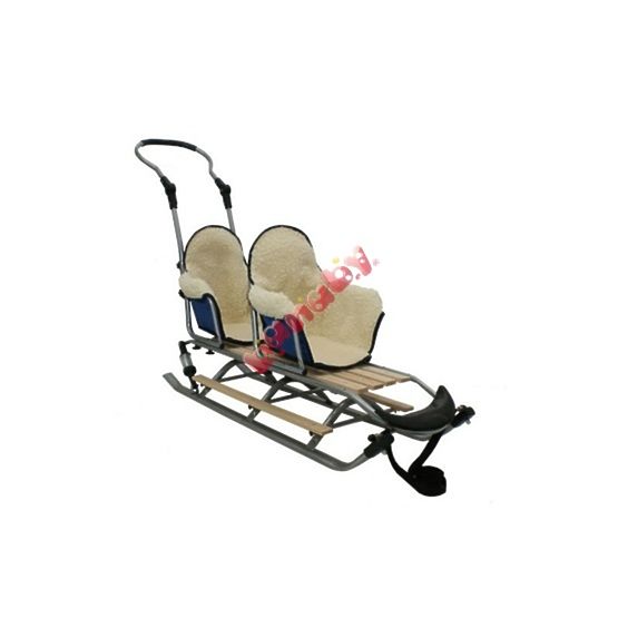 Sanke za blizance Duo Sport - siva boja sjedišta