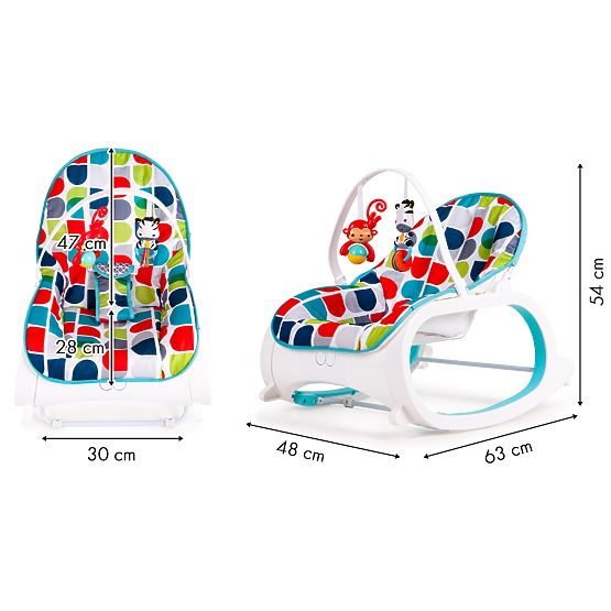 Šarene dječje stolice za ljuljanje Oscar