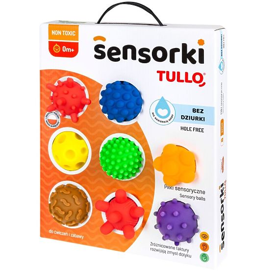 Senzorne loptice Tullo - 8 loptica bez otvora