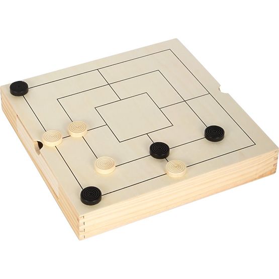 Set drvenih igara 3 u 1 - Šah, Dama, Mlin
