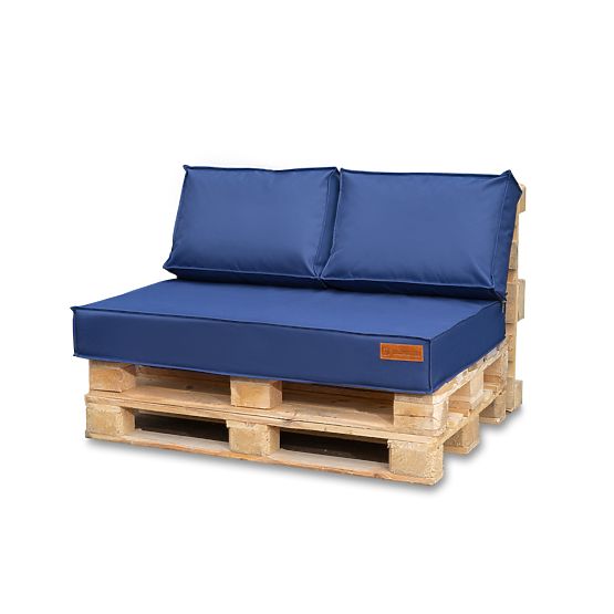 Set jastuka za namještaj od paleta - Tamno plava