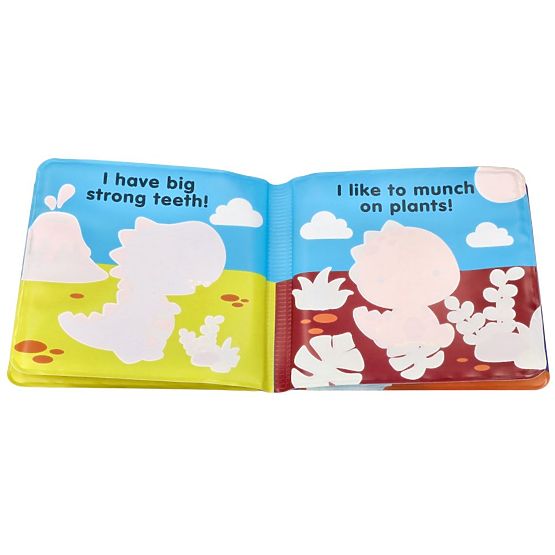 Set knjiga koja mijenja boju s igračkom - Dinosaurus