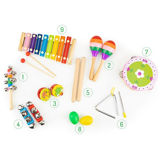 Set od 14 glazbenih instrumenata
