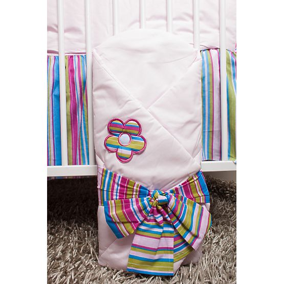 Set posteljine 135x100cm Cvijeće roze