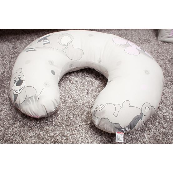 Set posteljine za dječji krevetić 120x90cm Dreamer sivi