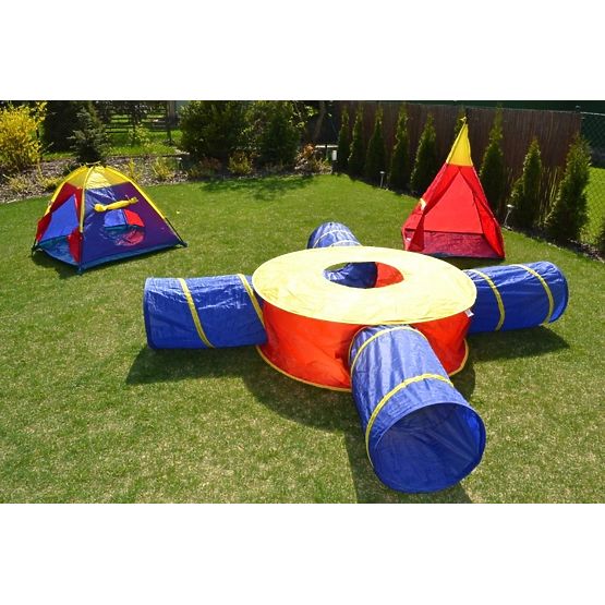 Set šatora za djecu 7u1 kućice + 4 tunela
