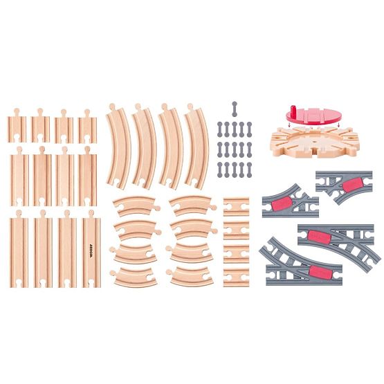 Set tračnica s okretnicom - set od 50 elemenata