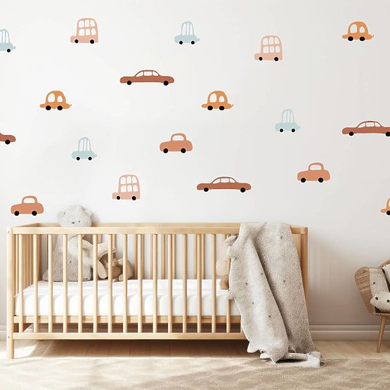 Set zidnih naljepnica - Automobili