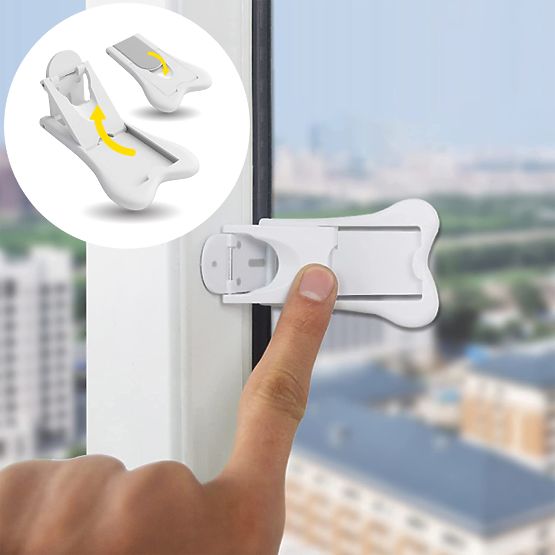 SIPO Dječja brava za klizna vrata - 2 kom