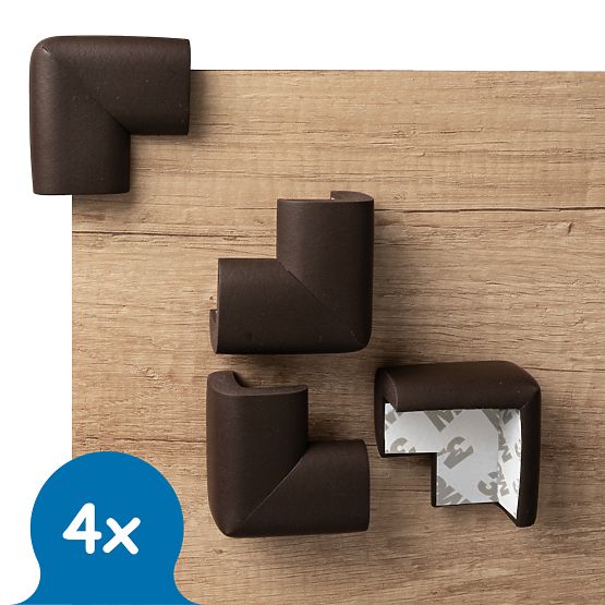 SIPO Pjena za zaštitu kutova namještaja, crna - 4 kom