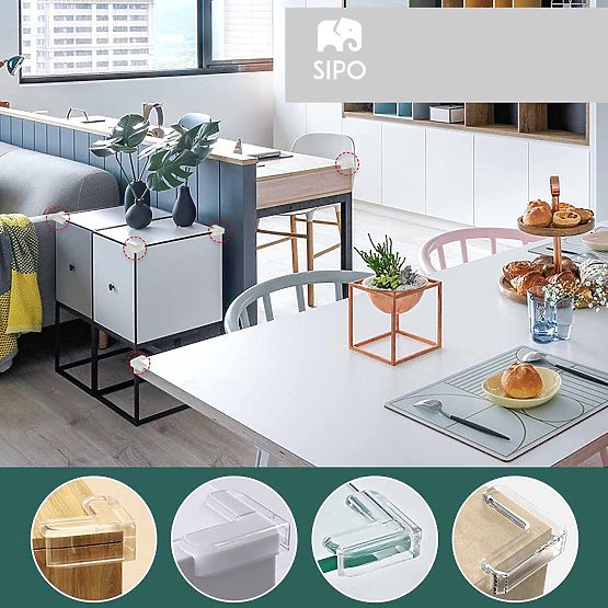 SIPO Set silikonskih štitnika u obliku slova L - 12 kom