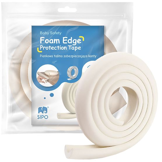 SIPO Zaštitna traka za rubove namještaja, bež - 1 kom