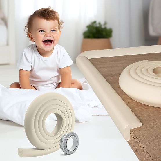 SIPO Zaštitna traka za rubove namještaja, bež - 1 kom