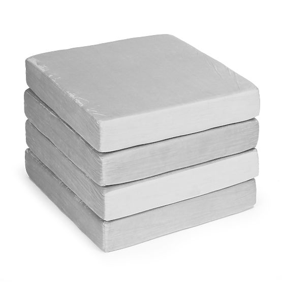 Sklopivi modularni kauč za djecu veliki 2-sjed DIY 10 mekih jastuka - siva ECOTOYS