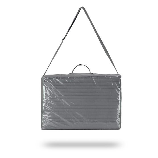 Sklopivi prijenosni madrac Amio - 120x60 cm - siva