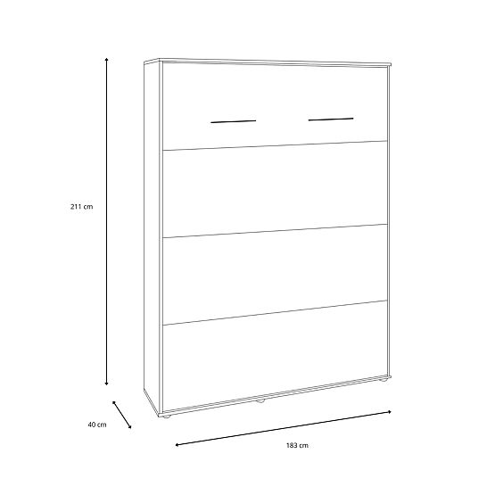 Sklopivi krevet KOBI VERTO 160x200 Kašmir 1 kom