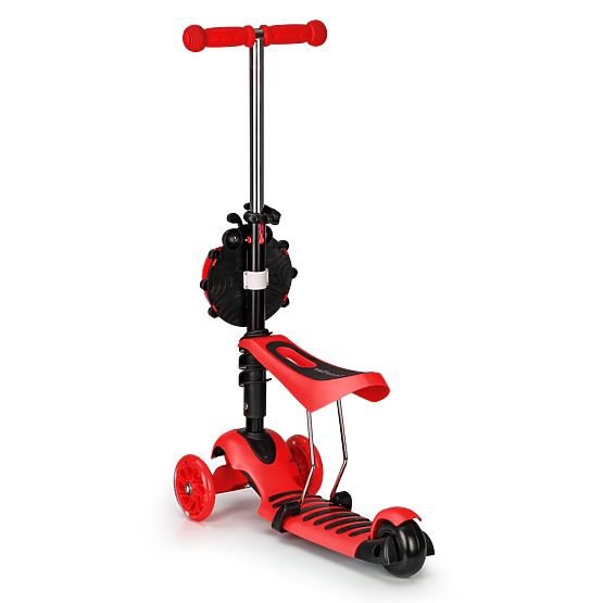 Skuter i izbacivač Bubamara - crvena