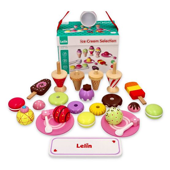 Sladoled - set za sladoled 25 art - drvena igračka