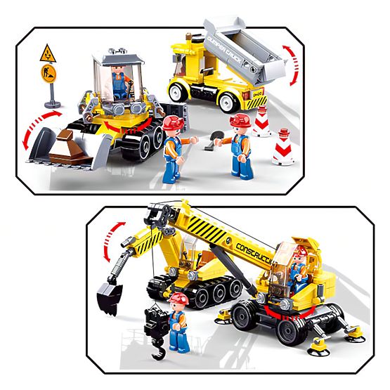 Sluban Town Građevinari M38-B0810 - Gradilište