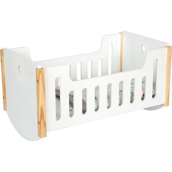 small foot Drvena kolijevka za lutke Little Button