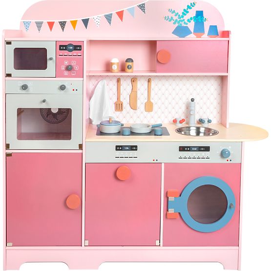 small foot Drvena kuhinjica Gourmet ružičasta