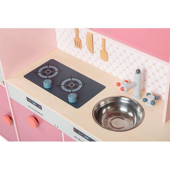 small foot Drvena kuhinjica Gourmet ružičasta