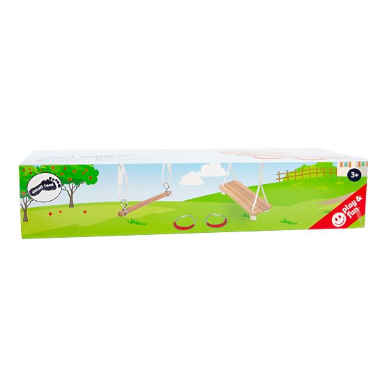 small foot Drvena ljuljačka 3u1