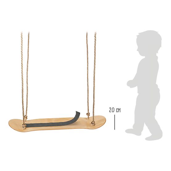small foot Drvena ljuljačka Skateboard